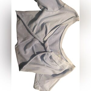 Aerie Offline Twist Plunge Top | Blue | Size XS